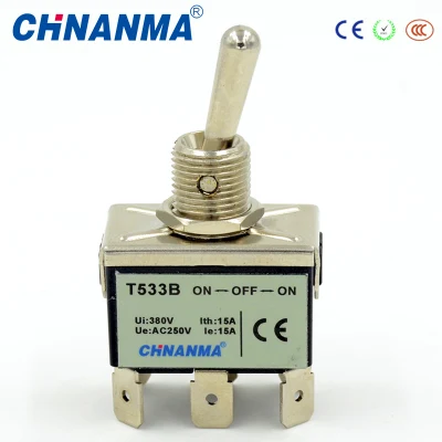 Dpdt on off Interruptor Spdt resistente al agua