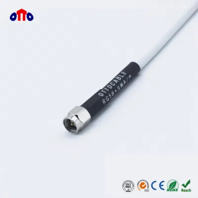 Cable de puente coaxial RG58 de 50 ohmios con N / SMA/ TNC/ Enchufe para antena