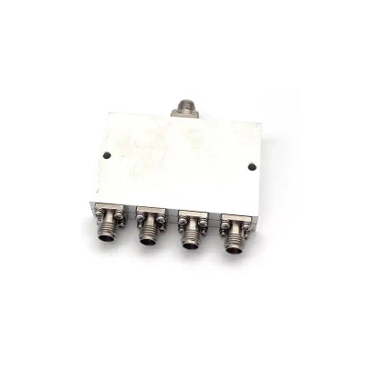 Precio de fábrica Htmicrowave banda ancha 6-40GHz 2,92mm conector hembra Microlip Divisor divisor de potencia de 4 vías