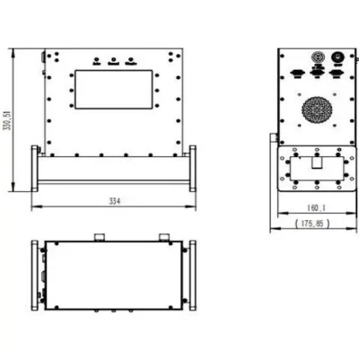 Guía de ondas de microondas de regulador 20kW personalizado y duradero