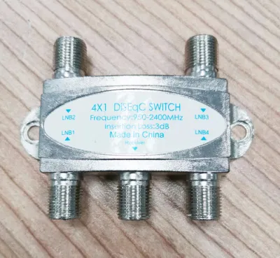 4 X 1 conmutador Diseqc satélite para TLC receptor DVB-S2