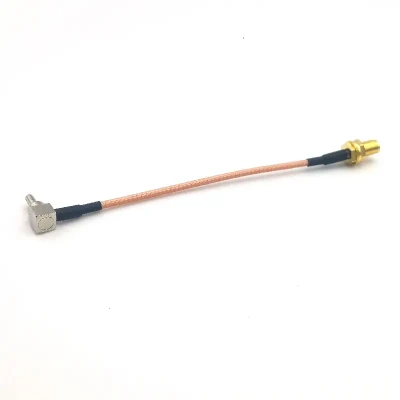Cable de antena coaxial RF SMA hembra a conector doble CRC9/Ts9 Adaptador coaxial RF RG178