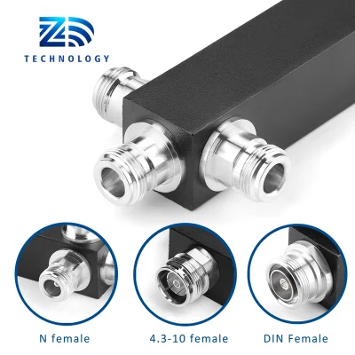 5g de 698-4000MHz potencia de 4 vías Splitter Divisor con conector hembra de N