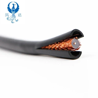 Conjunto de cables de alimentación de LAN RG58/RG59 Cable coaxial RG6/F Quad-Shield conector BNC de TV cable coaxial RG6 Cable de comunicación de red de ordenadores