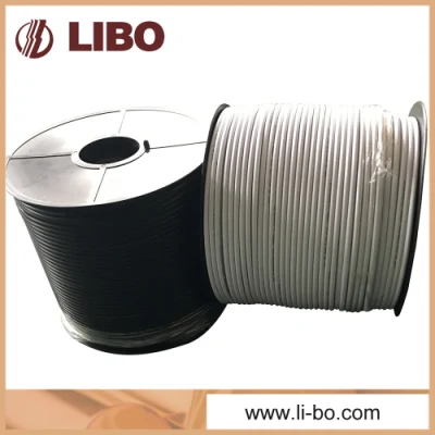 precio de fábrica de alta calidad de CCS de silicona Flexible Cable coaxial RG6
