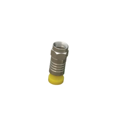 Conectores RF tipo F RG59/RG6 conectores de compresión de cable coaxial