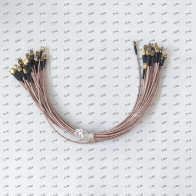 Cable coaxial RF SMA-macho a SMA-macho RG316 Puente adaptador cable alargador antena 40cm