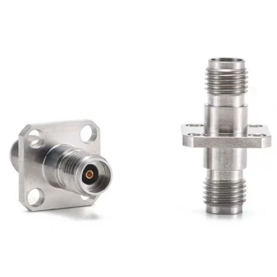 2.92mm hembra a 2.92mm hembra con 4 hoyos adaptador tipo brida