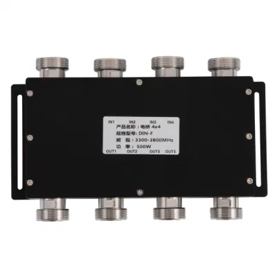 Acoplamiento híbrido Combiner 4 en 4 fuera 617-3800MHz 4.3-10 F