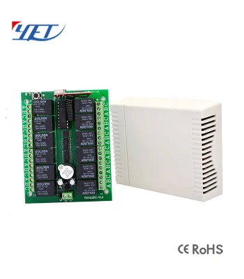 12V 12 canales, Interruptor de control remoto multifunción con el botón de aprendizaje, sin embargo412PC-X