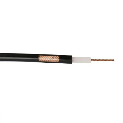 Cable coaxial RG59 OEM/ RG6/ Kx7/RG213/RG58//RG174 RG11 100m 305m de cable coaxial de la comunicación acabado semi OEM