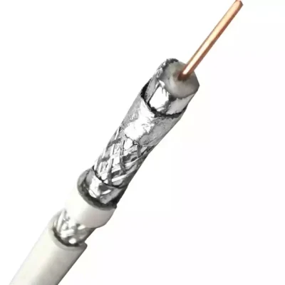 Rg6u 1,02mm2 RG6 Tipo 60% trenzado Plenum coaxial de vídeo nominal Cable