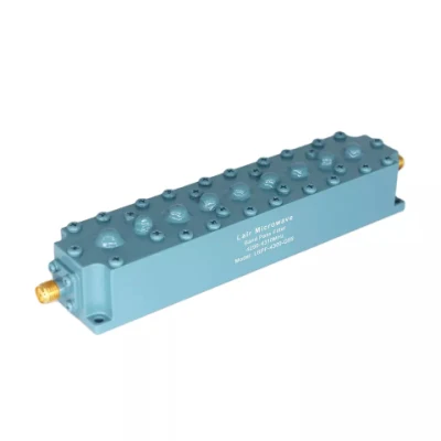 Venta caliente de alto rendimiento Topwave 400-1000MHz de frecuencia de radio de la cavidad de 100W de RF de filtro Filtro de la cavidad con SMA conector hembra de los componentes de microondas