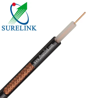Cable RF de baja pérdida 50ohm 1,42mm Cobre CCA LMR240 coaxial Cable Rg8