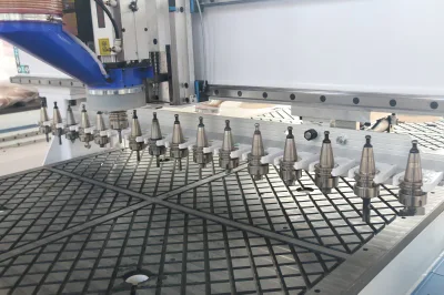 China CNC Madera puerta Carving Escritorio máquina de router CNC ATC 3D máquina de madera para el cuidado de la madera con cambio automático de herramientas ATC
