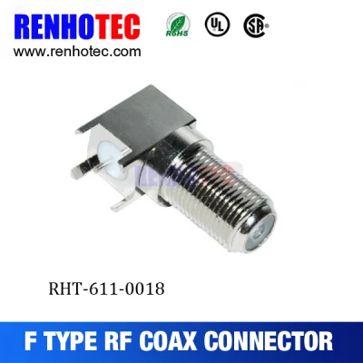 En Ángulo Recto recto de 90 a 180 grados masculino femenino conector coaxial RF Conectores tipo F