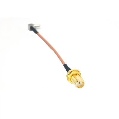 Cable de antena coaxial RF SMA hembra a conector doble CRC9/Ts9 Adaptador coaxial RF RG178