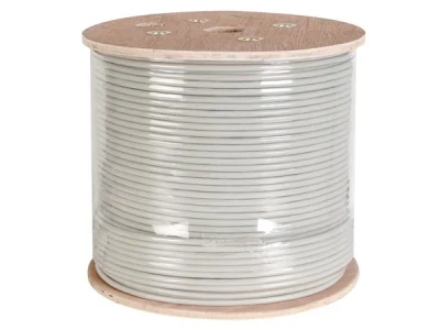 Mejor Pricerg6 Digital Serie negra de televisión por cable RG6 Cable Coaxial con doble protección