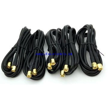RF Cable coaxial RG58 Cable con enchufe tipo N Conjunto de cables de conector macho para la comunicación de radio