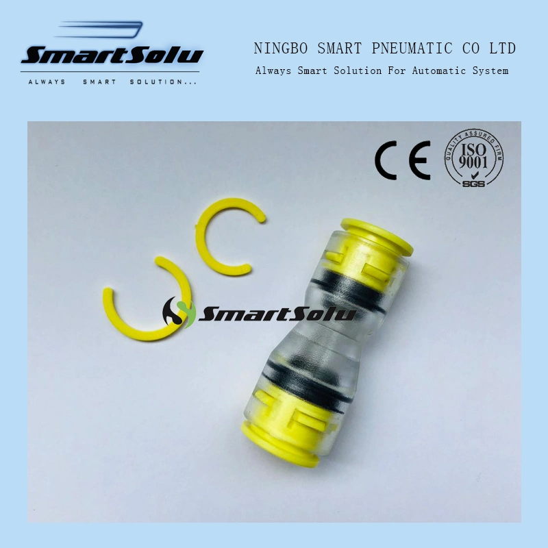 5mm Straight Push in Gas Block Quick Coupler Microduct Connectors