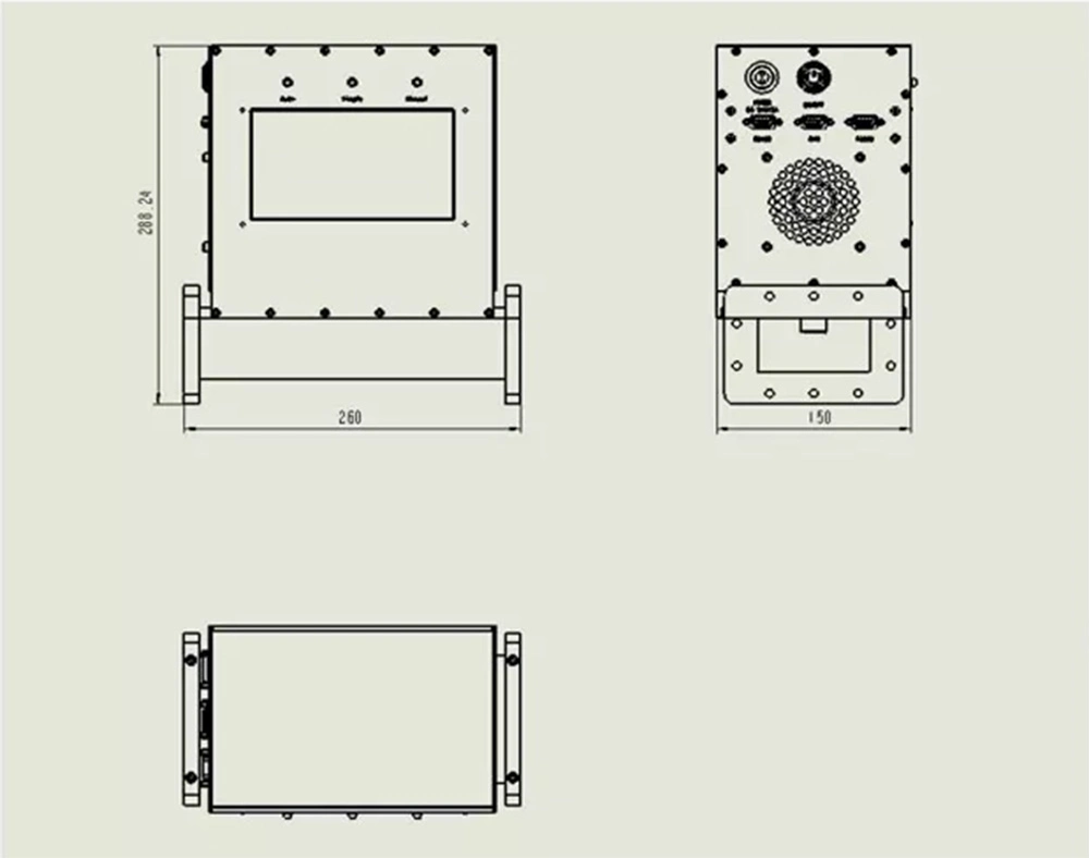 Professional Design Air Cooling 6kw Microwave Waveguide