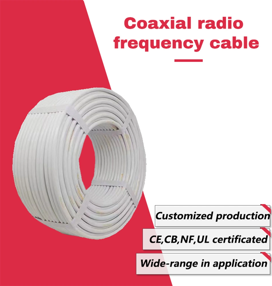 High Performance Low Loss 75 Ohm Rg Series RG6 Rg58 Rg 11 Coaxial Cable for CCTV Communication Cable