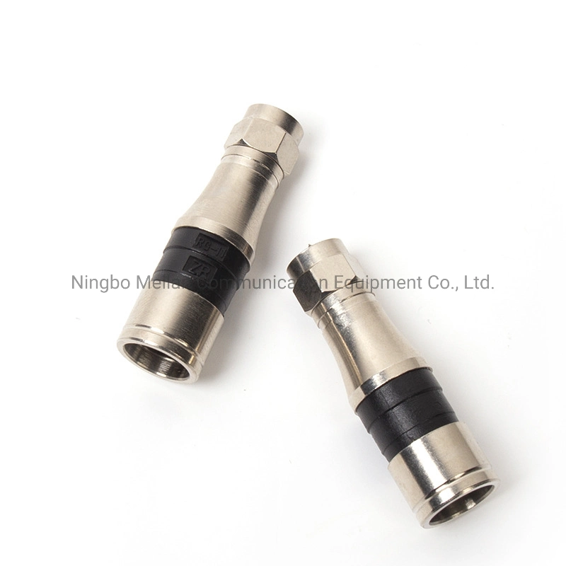 F Compression Connector Rg11 Connector 7 Cable Male Connector CATV Cable Connector