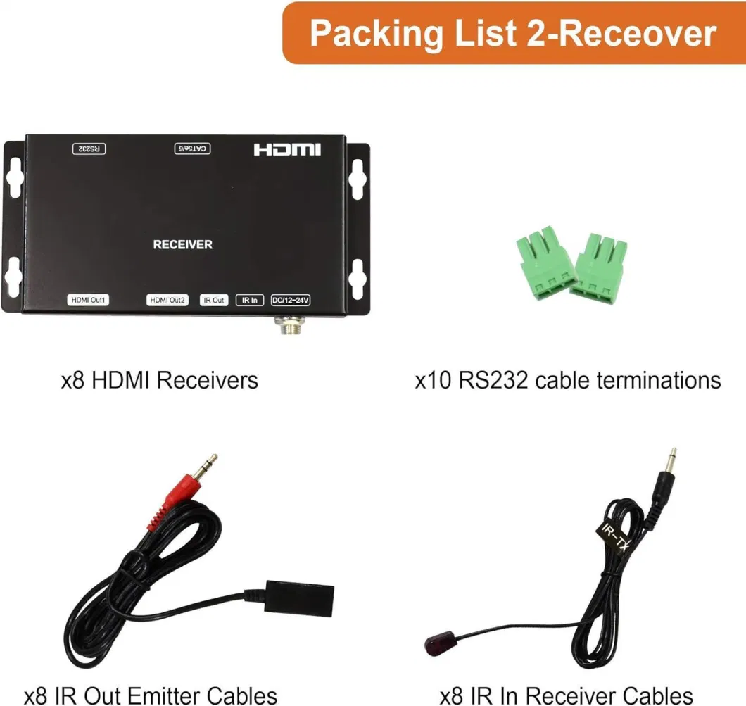 Custom 8X8 HDMI Matrix Extender Hdbaset 4K60Hz