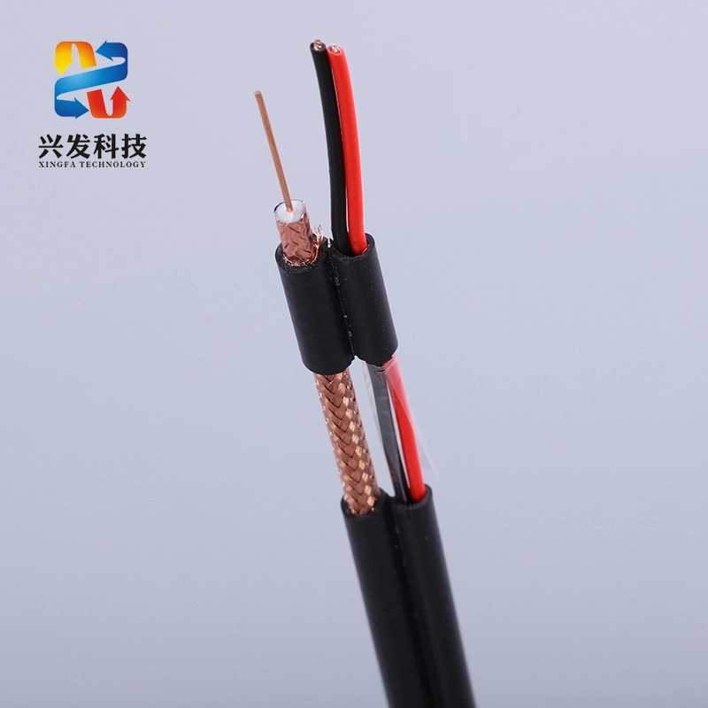 Coaxial Cable CCTV Cable Rg59 Cable with Power Rg58 RG6 CATV Cable