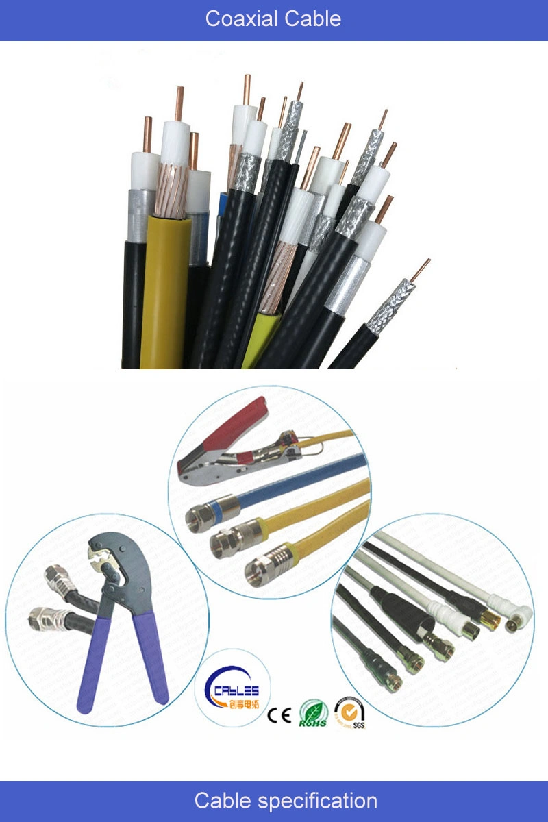 Coaxial Cable RG6/Rg11/R59 3c-2V Communication Cable Satellite Digital Cable Rg59 Cable TV Cable