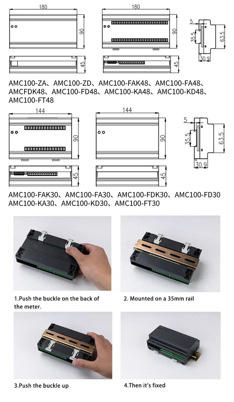 Amc100-Za AC Branch Circuit Monitoring Device in Data Center