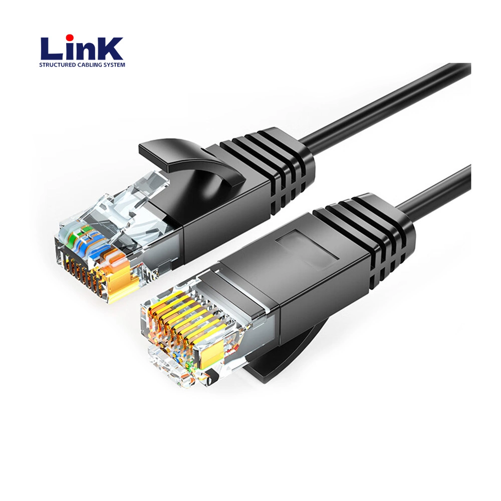 Round/Flat Ethernet Cat5e CAT6A RJ45 Patch Cord Ethernet Network LAN Cable 3m Shielded