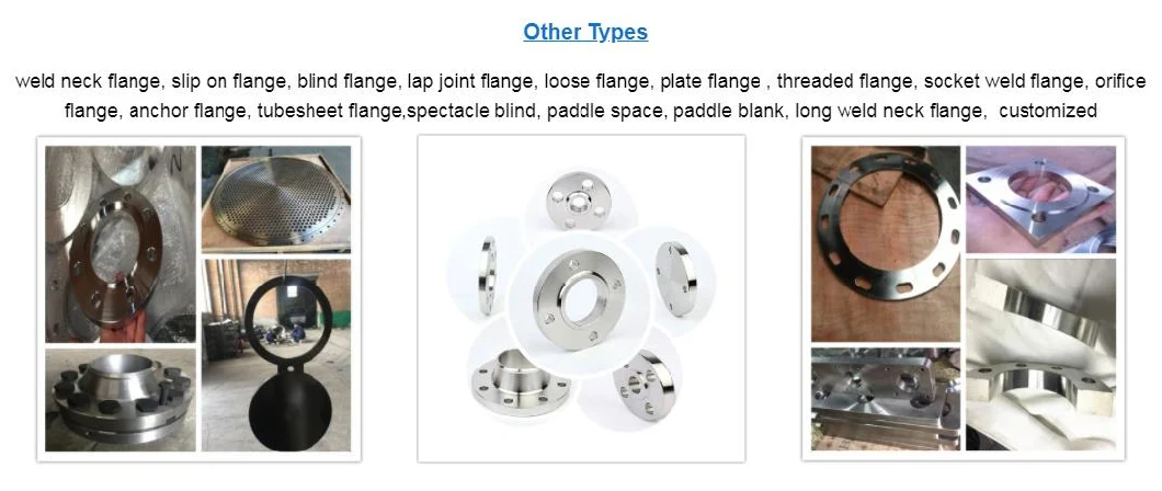 China Manufacturer Price A105 304 RF/Rtj/FF ANSI/JIS/DIN/GOST Forged Carbon Steel Stainless Steel Flange