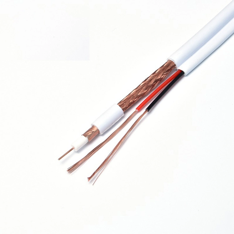 CATV CPR Eca RG59+DC/RG59+Power/RG59+2x0.5/RG59+2x0.75 Composite Coaxial Cable