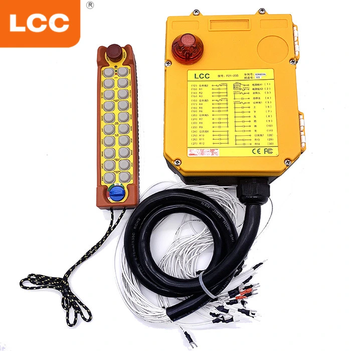 F24-20s 315MHz 433MHz 20 Buttons Remote Control Push Button Switch for Overhead Cranes