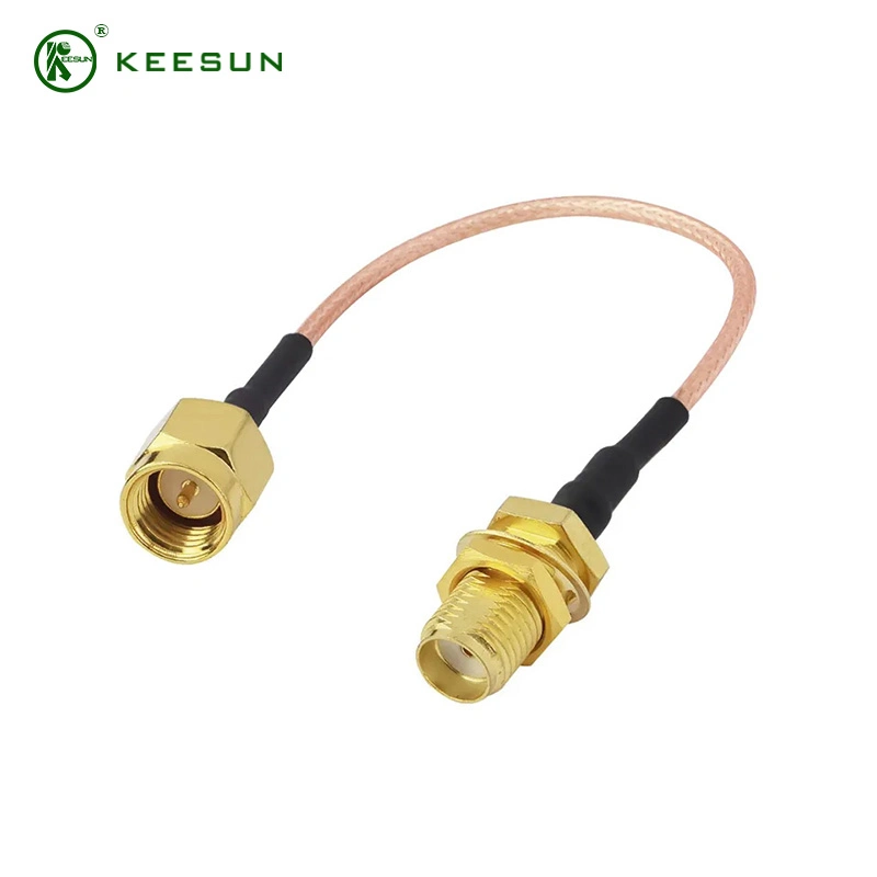 SMA Male to SMA Male Plug Connector Flexible Coaxial Cable Rg141/314cable