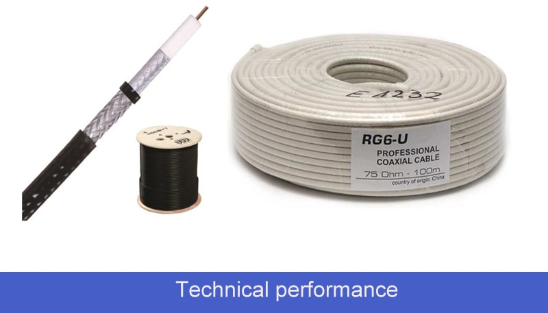 Coaxial Cable RG6/Rg11/R59 3c-2V Communication Cable Satellite Digital Cable Rg59 Cable TV Cable