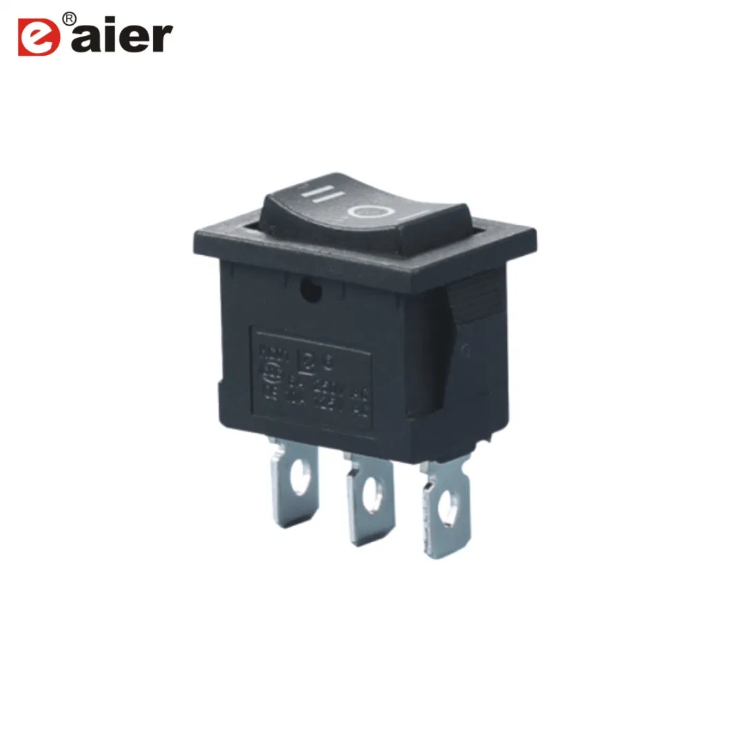 6A 250VAC Spdt 3 Way Rocker Switch on off on