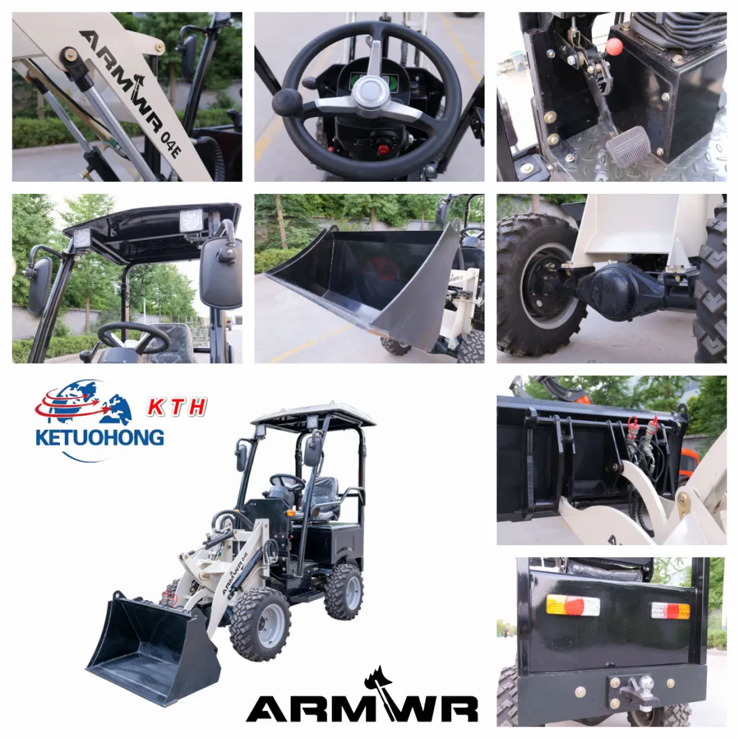 China Electronic Wheel Loader with Pilot Control &amp; Joystick &Quick Change