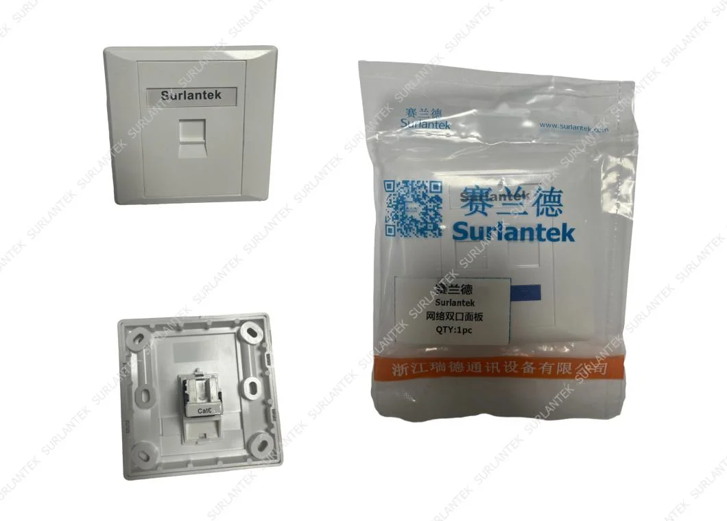 RJ45 Modular Jacke Surface Face Plate Single Port