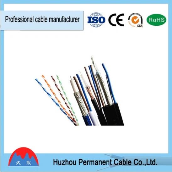 High Quality Od: 7mm White Color 75ohm Coaxial Cable