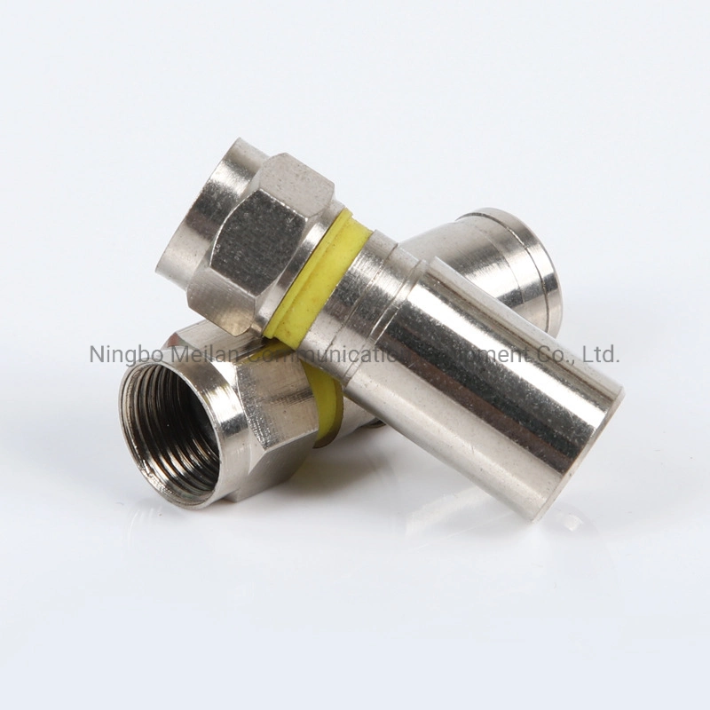 RG6 Audio Video 75-5 4 Shielded Extruded F Compression Coaxial Connector Couplers