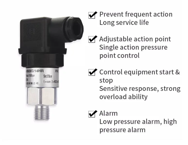 SS304 316 Mechanical Compact with Adjustable Pressure Switch