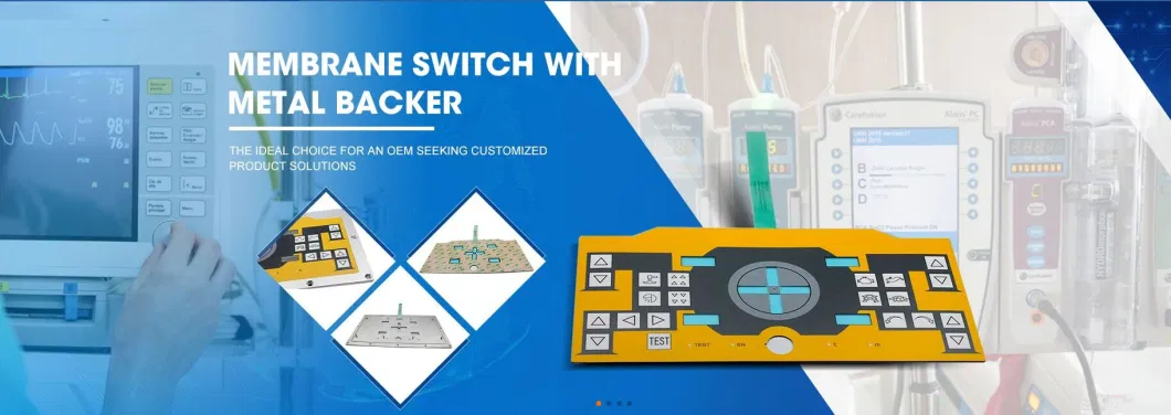 Switch Matrix Membrane Keypad Circuit with 20 Pin Connector