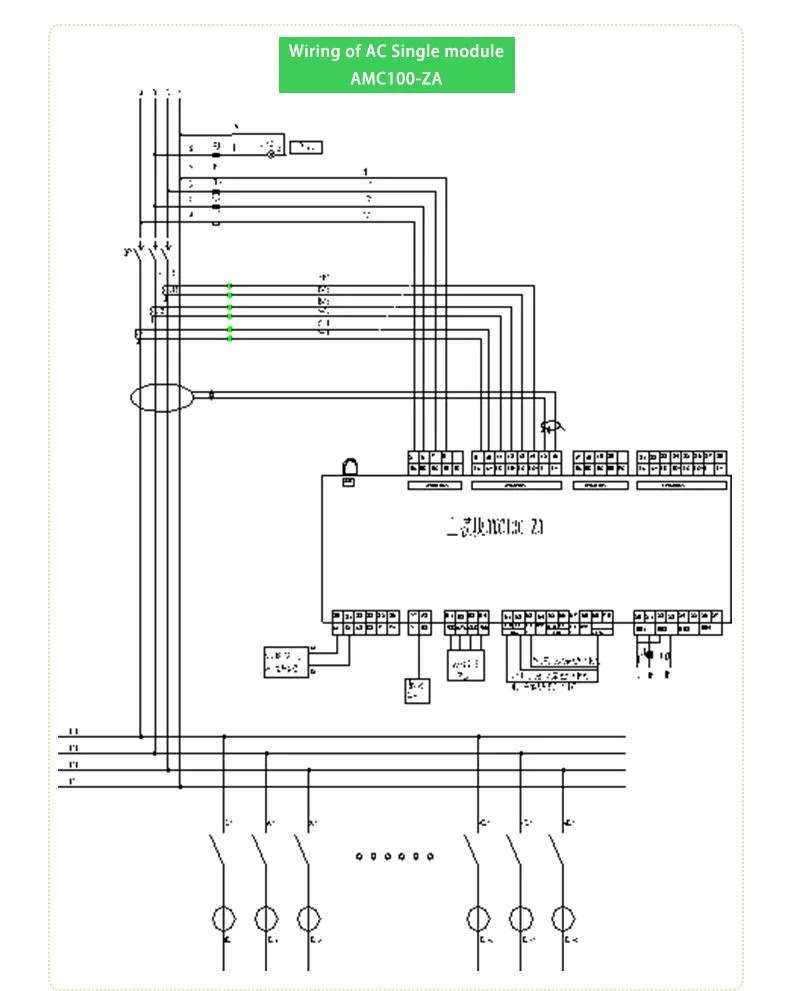 Amc100-Za AC Branch Circuit Monitoring Device in Data Center