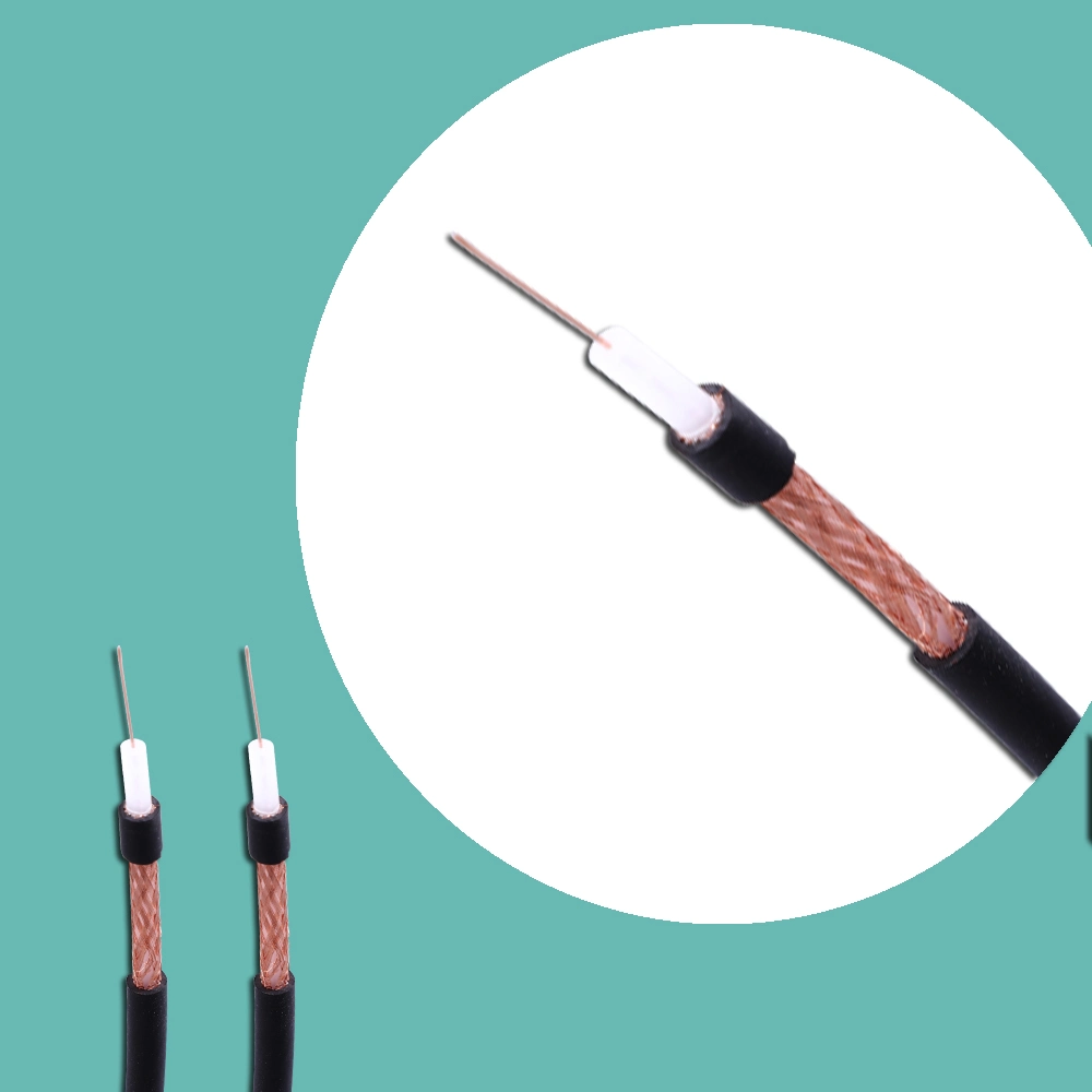 50ohm Solid PE Insulation Rg8 Rg174 Rg213 Rg214 Rg58 Coaxial Cable for Communication System