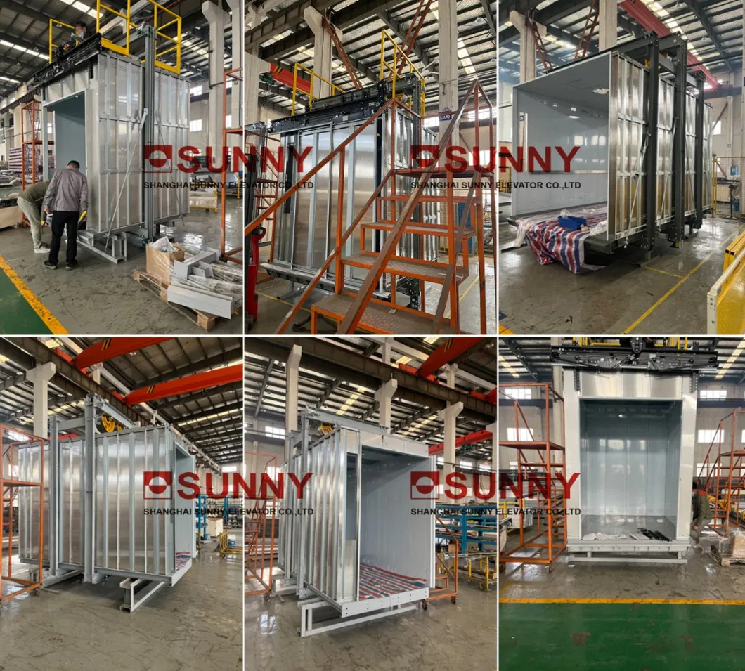 Stainless Steel Freight/Goods Elevator with Good Quality and Large Space