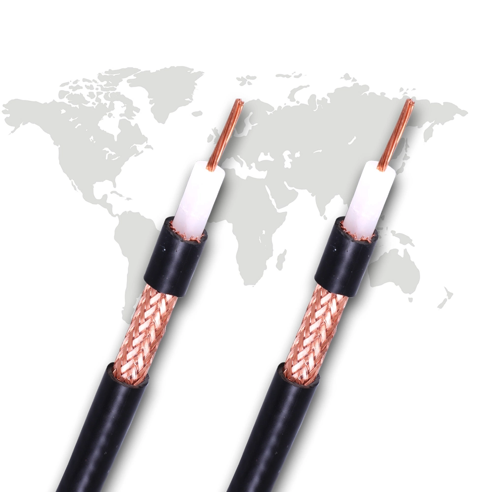 50ohm Solid PE Insulation Rg8 Rg174 Rg213 Rg214 Rg58 Coaxial Cable for Communication System