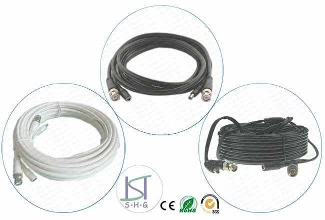 Coaxial Cable Rg59/RG6 BNC Male Connectors