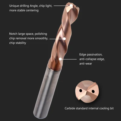 Materiale in acciaio ad alta velocità HSS intercambiabile ad alta efficienza O inserti in carburo di tungsteno, punta a forcella